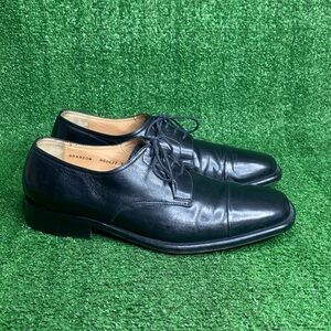Bruno Magli SZ 10.5 Black Leather Men's Dress Shoes